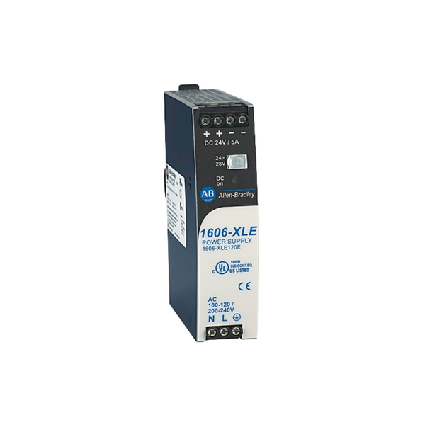 Allen-Bradley 1606-XLE120E Essential Power Supply 24-28V DC 5A 120W, 120/230V AC